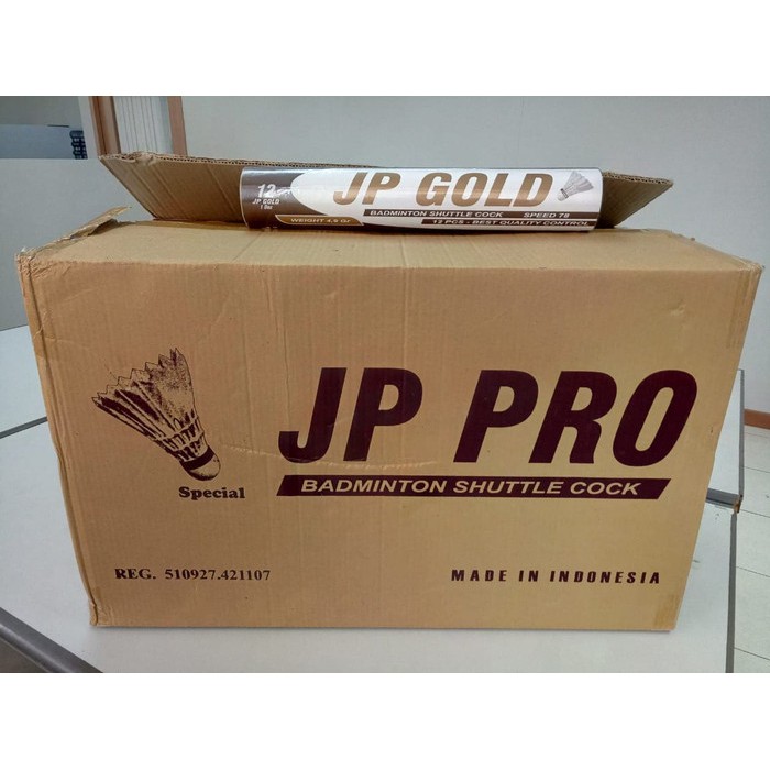 Order Langsung Shuttlecock Kock JP Gold 1 Dus 50 slop terbaik