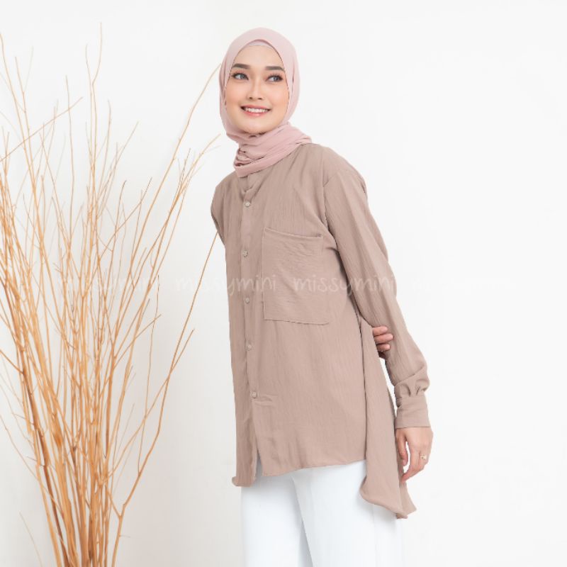KAYRA KEMEJA / KEMEJA WANITA RAYON CRINKLE
