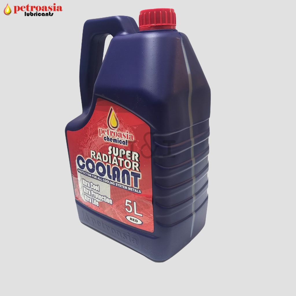 Air Coolant - air radiator - cairan radiator 5 Liter merah - air radiator motor - air radiator mobil