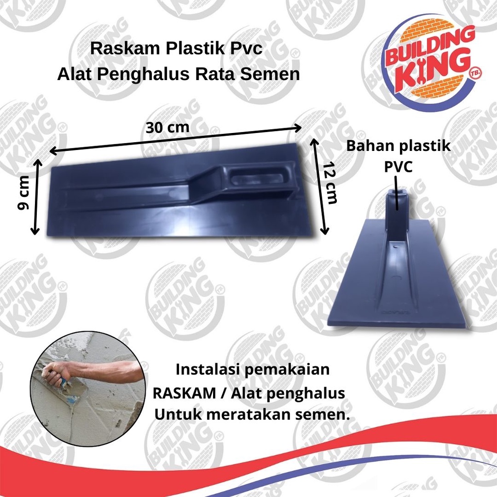 Roskam PVC Plastik Grosir Penghalus Acian Semen Tembok