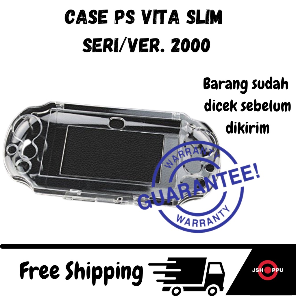 Clear Case Crystal Case Hard Case Mika Transparan Protector PS Vita Slim 2000