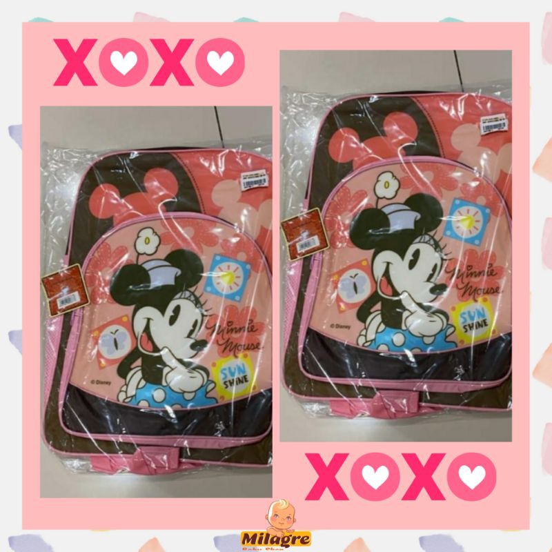 Tas Ransel motif Disney - Minnie Mouse