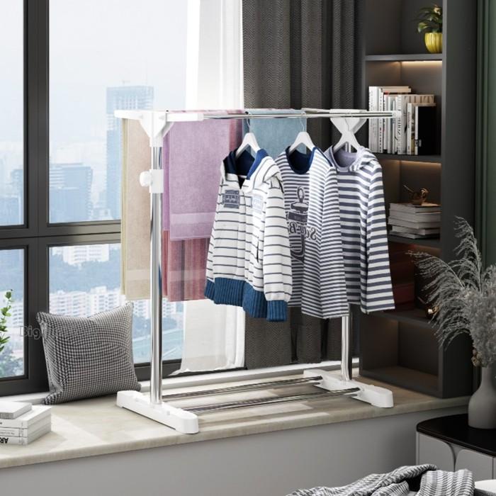 Jemuran Handuk Minimalis / Jemuran Handuk Stainless Steel Multifungsi