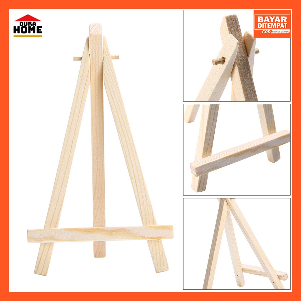 Tripod stand kayu lukis photo, wooden easel