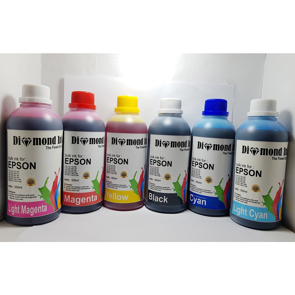 Tinta Epson L120 L310 L220 L360 L1300 L1800 Diamond Ink Volume 500ml