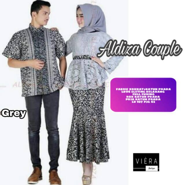 Baju Sarimbit Batik Suami Istri Aldiza Couple