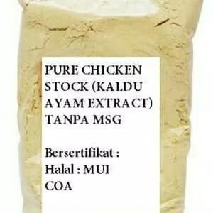 

Kaldu Ayam (extract)/ Pure Chicken Stock Non MSG HALAL 50 gram