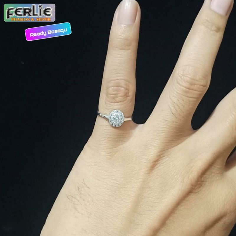 Cincin mata perak murni 925