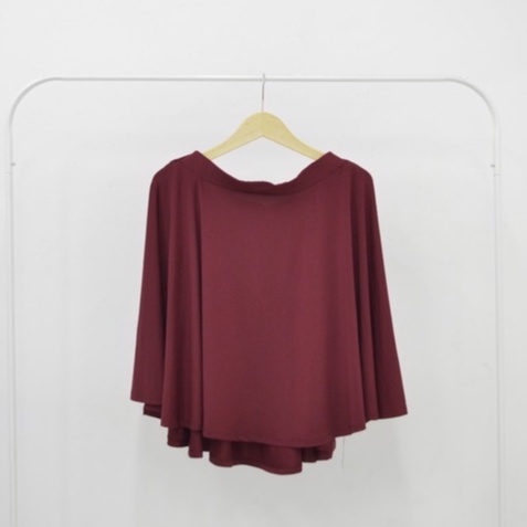 Charla - Miki Skirt Jumbo / Rok Wanita - CHR 1200-Maroon