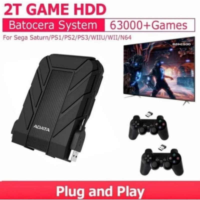 Emulator Game Batocera Kinhank HDD 2TB Full Game