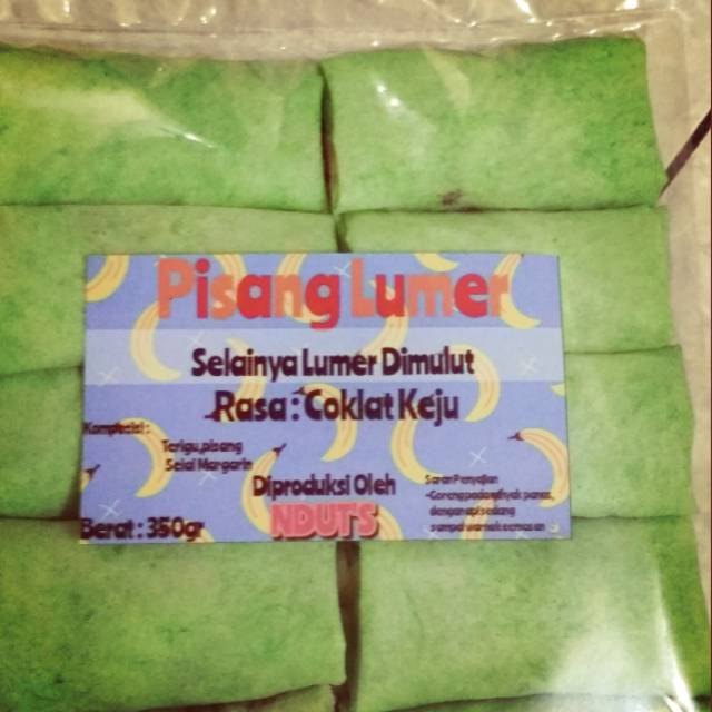 Pisang lumer coklat keju