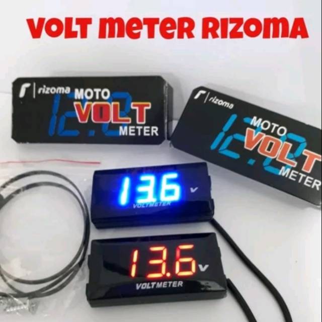 voltmeter rizoma original waterproof