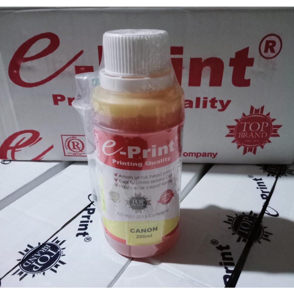 E-PRINT TINTA CANON YELLOW 200ML/ EPRINT CANON 200ML KUNING