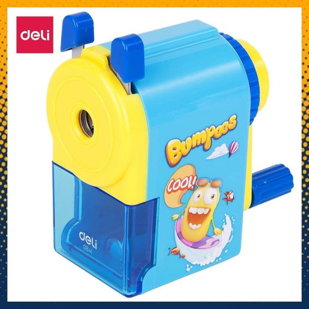 

Deli E0641 Rautan Meja-Rotary Pencil Sharpener - Biru Muda