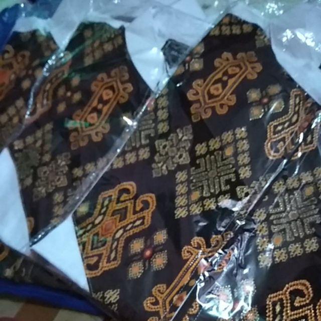 Koko Batik Couple Broken White / Putih / Koko Murah / Koko Batik