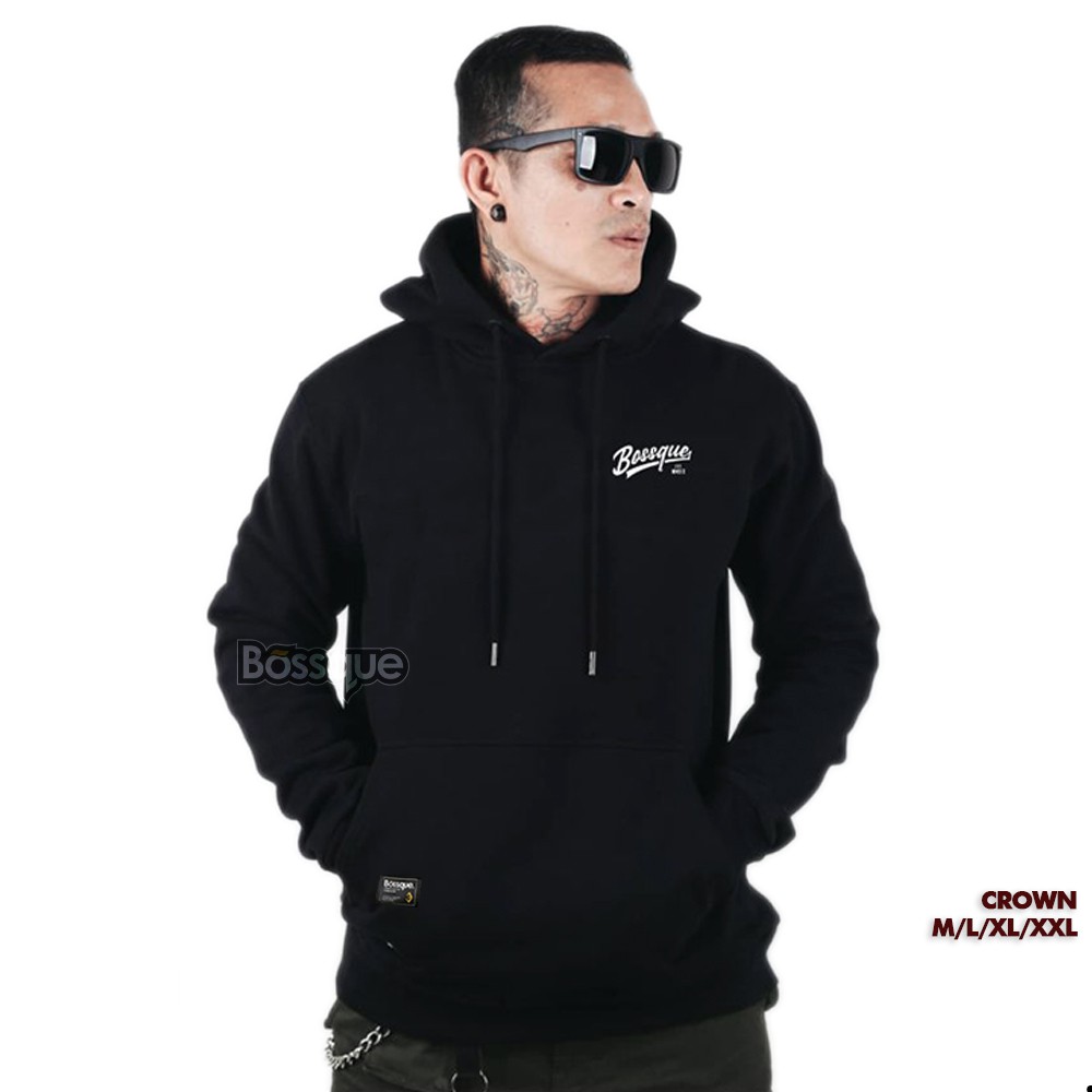 bestpromo bossque - crowns hoodie bordir mythology jumper sweater pria pullover jaket hoodie sweter