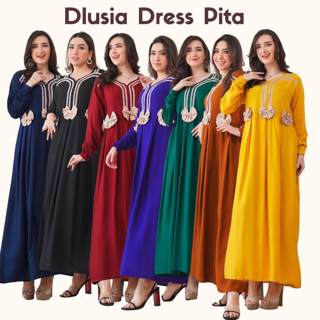 Daster Arab Dlusia Pita by Dlusia Original