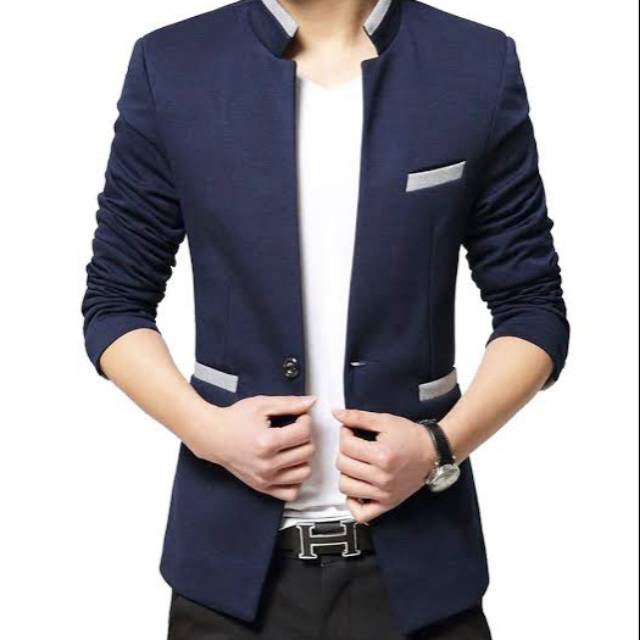 Blazer pria keren/jas ala korea slimfit/ jas formal
