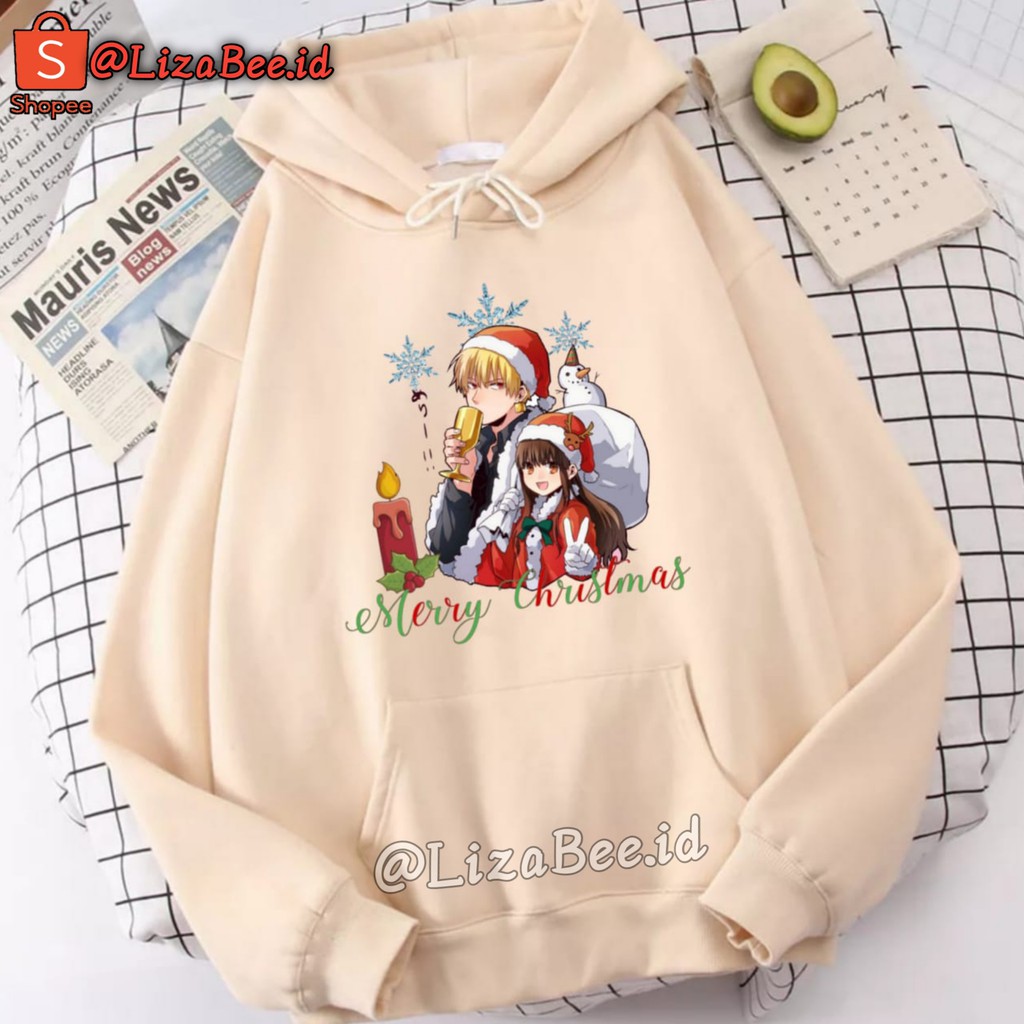 Hoodie Natal Marry Christmas Anime Kimetsu No Yaiba Demon Slayer Nezuko Tanjirou Zenitsu Sweater Natal Wanita Marry Christmas Import Longgar Jumbo Baju Natal Wanita Xmas Christmas Terbaru Motif Kartun Tema Natal Hoodie Anime Oversize Korean Style Jumbo