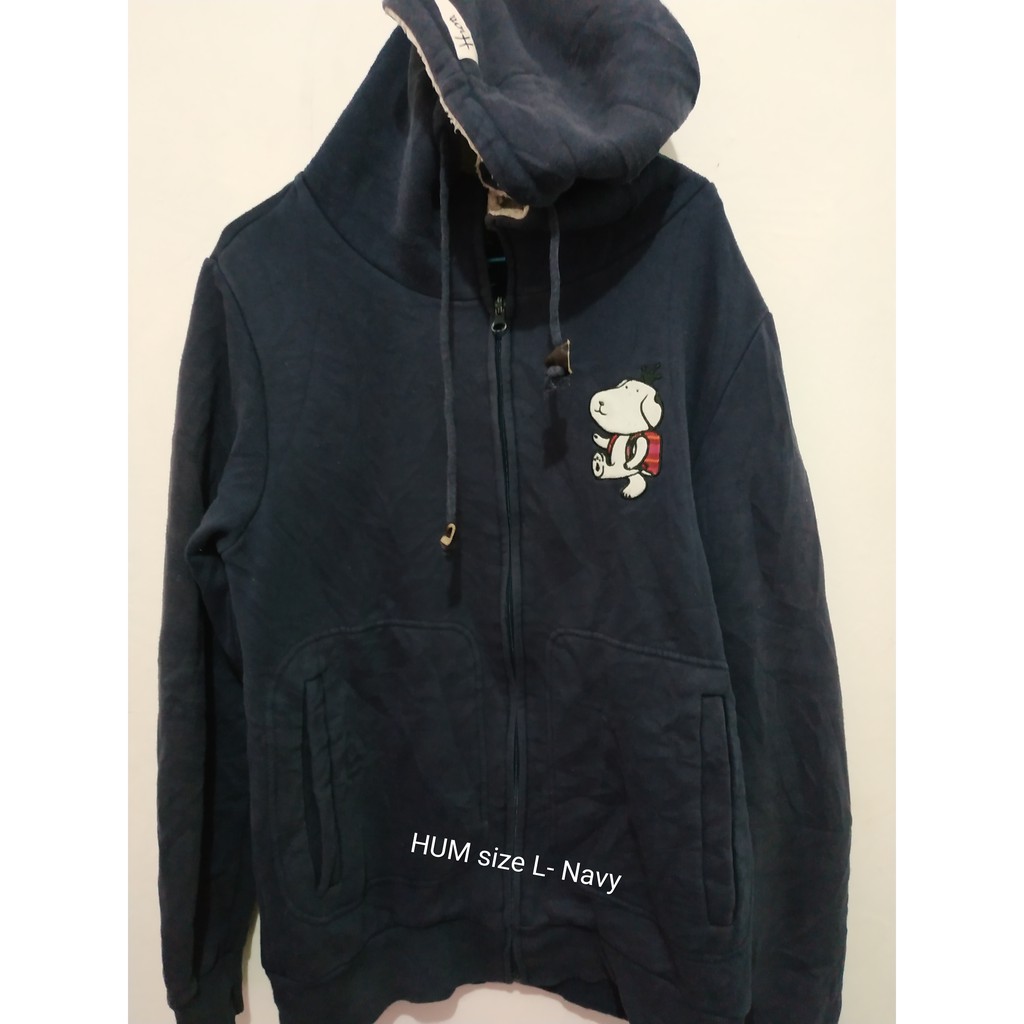 JAKET HOODIE HUM Size L