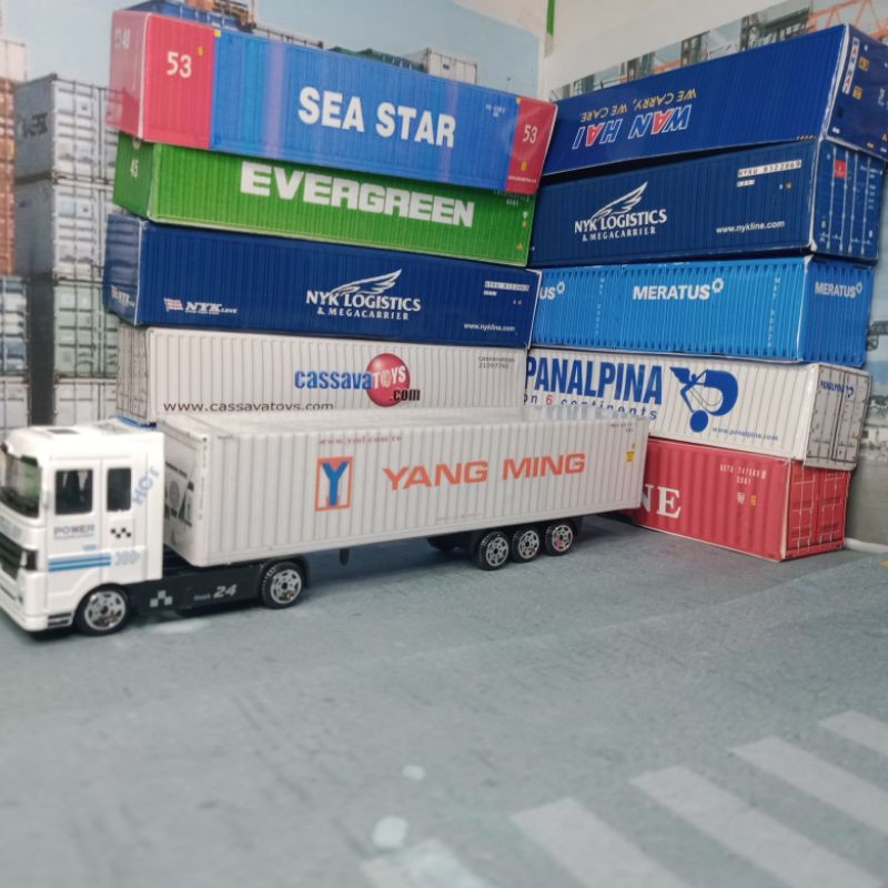 Diecast truck container YANG MING