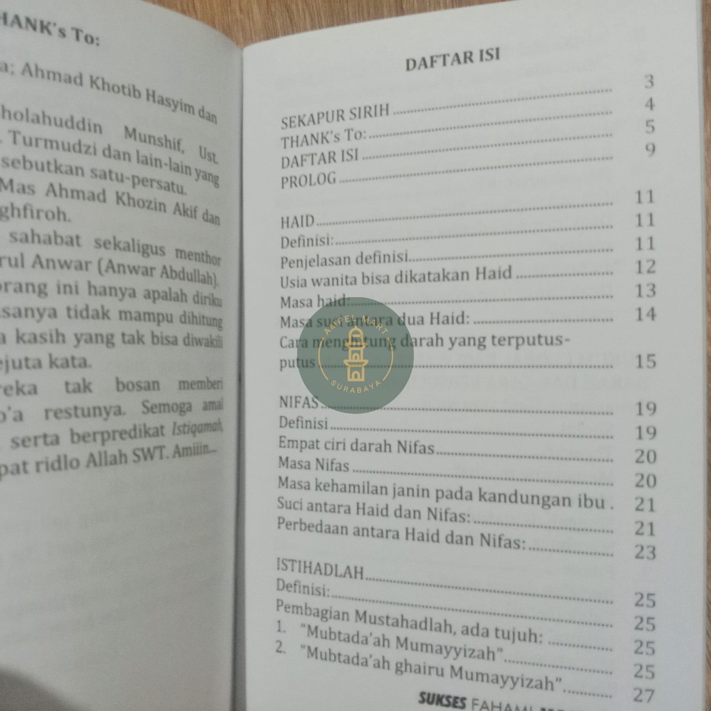 Sukses Fahami Haidl 1 EDISI REVISI Saku - Mujizat