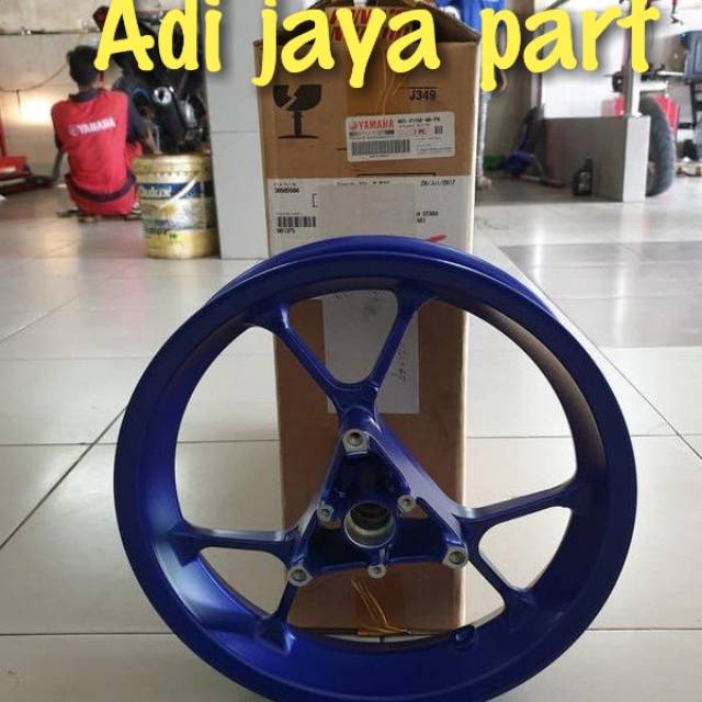 Velg depan aerox velg racing aerox 155 lexi biru original Yamaha