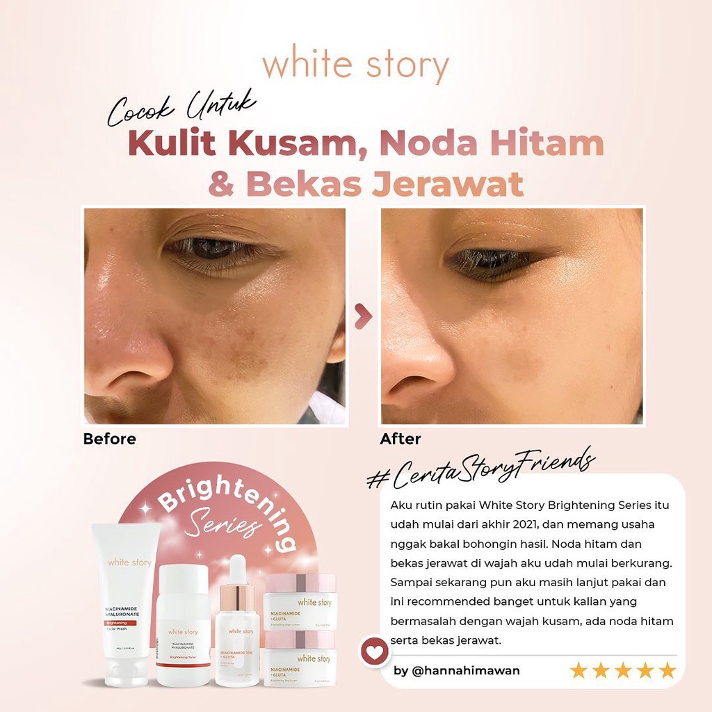 White Story Brightening Facial Wash