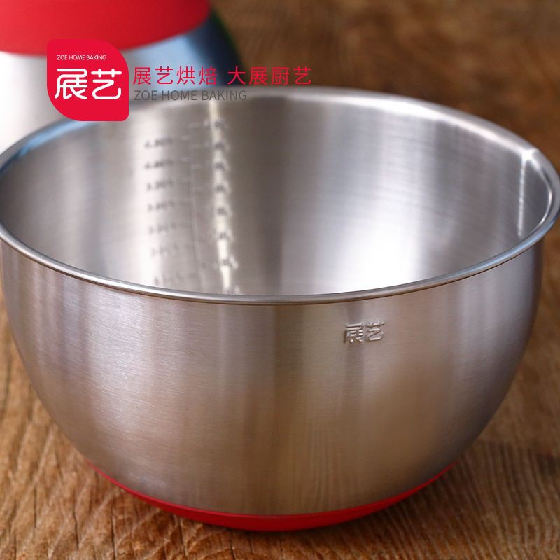 zoe stainless mixing bowl 20cm / mangkok kocok adonan kue