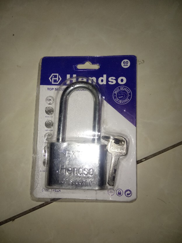 Hs 60mm Leher Panjang Gembok Rumah Pagar Padlock