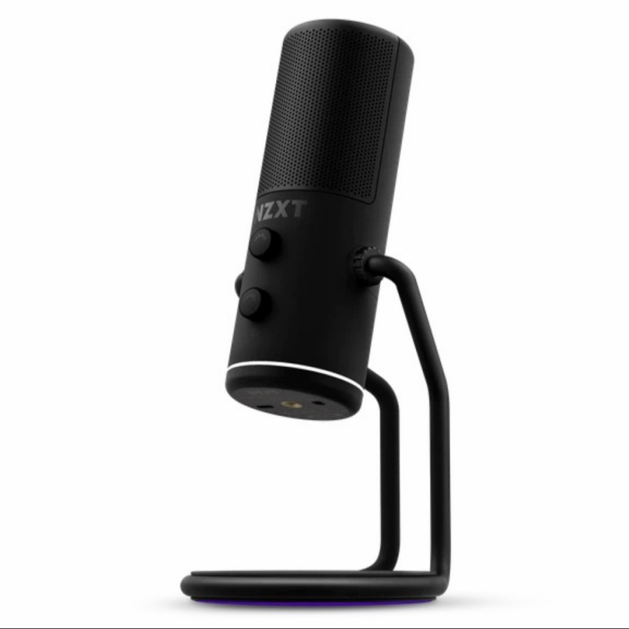 NZXT CAPSULE - Cardioid USB Microphone - Black | White GARANSI RESMI