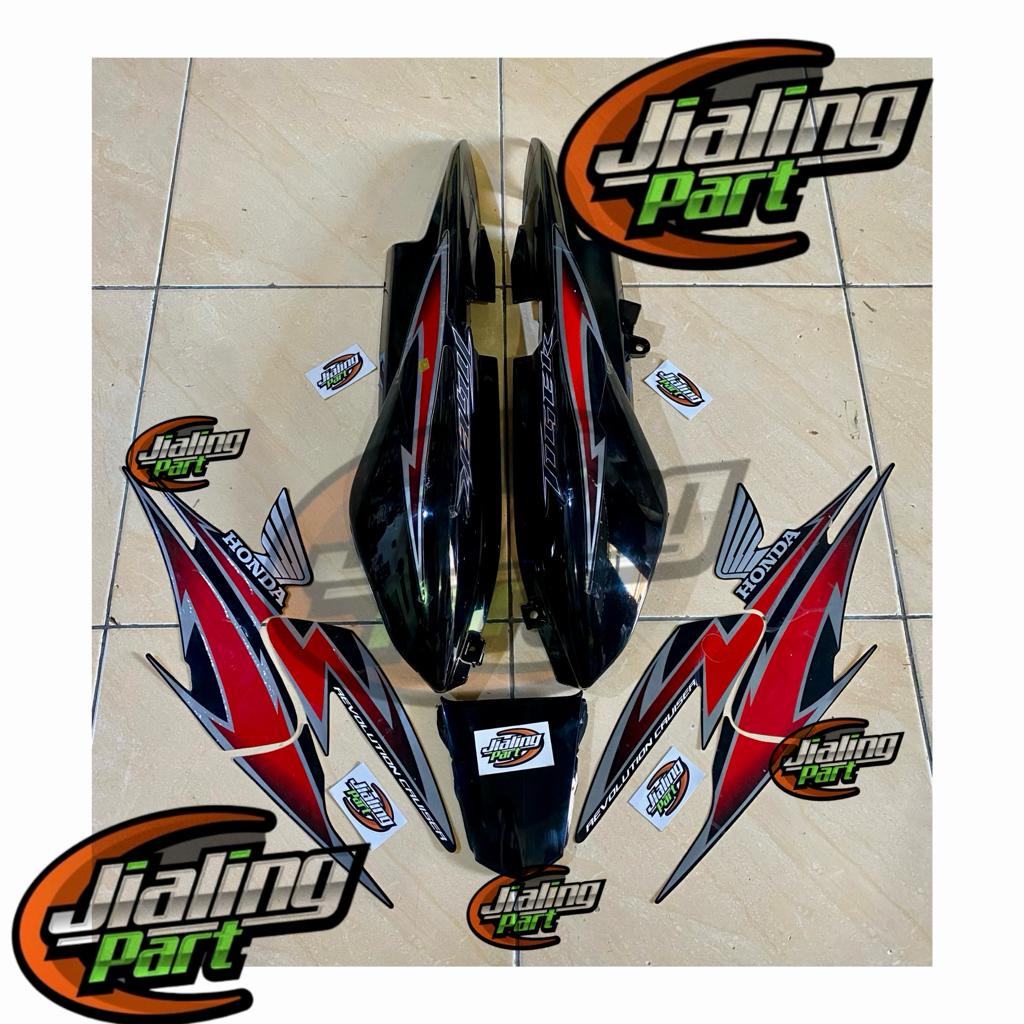 SET COVER BODY HONDA TIGER REVO BODY KANAN DAN KIRI HONDA TIGER REVO TIGER REVO HONDA TIGER SET STRI
