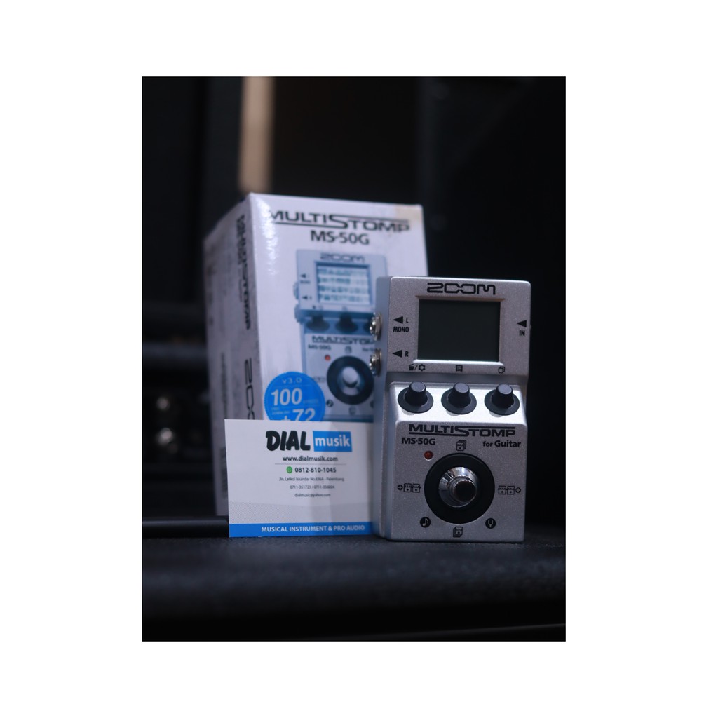 Zoom MS50G Multi Stomp - Pedal Efek Multistomp / MS-50G / MS 50G