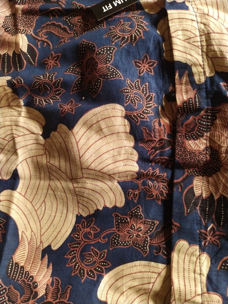 Kemeja Batik Pria Lengan Panjang Slim Fit Batik Pria Lengan Panjang Modern