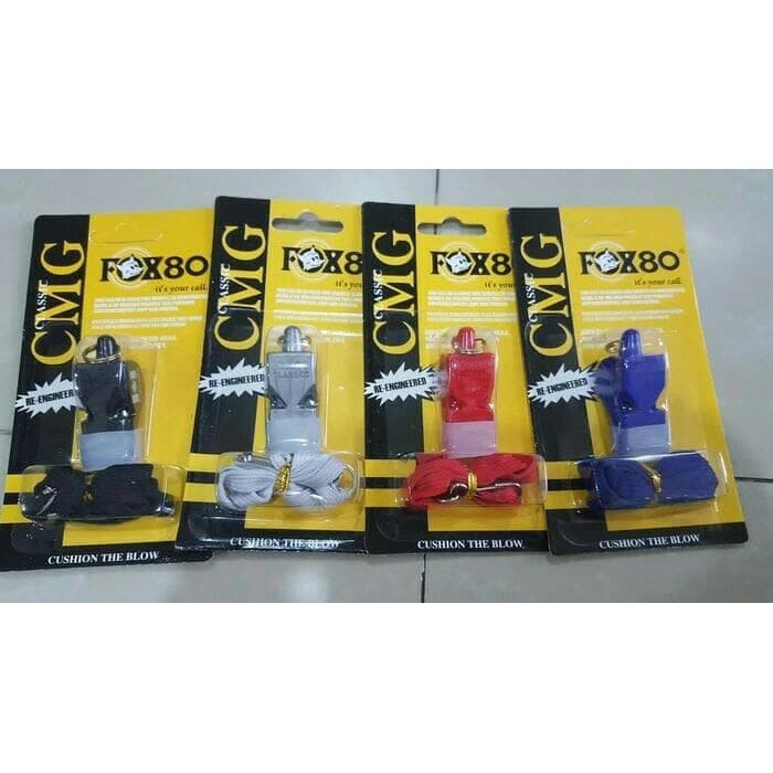 

PELUIT - PLUIT FOX 80 CMG TALI / FOX 40 BANYAK WARNA MURAH