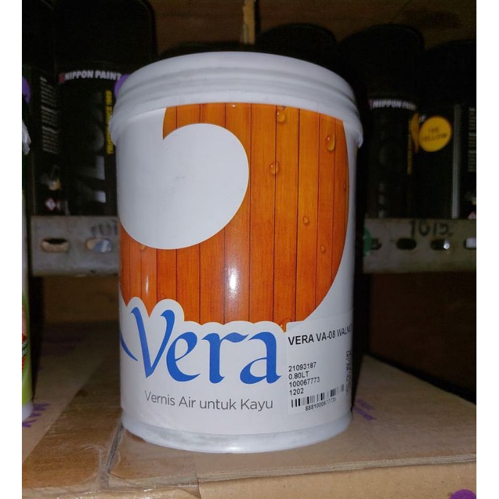 Politur Kayu Pelitur Water Base Plitur Air Kayu Propan VERA 0.8 LTR PAKET