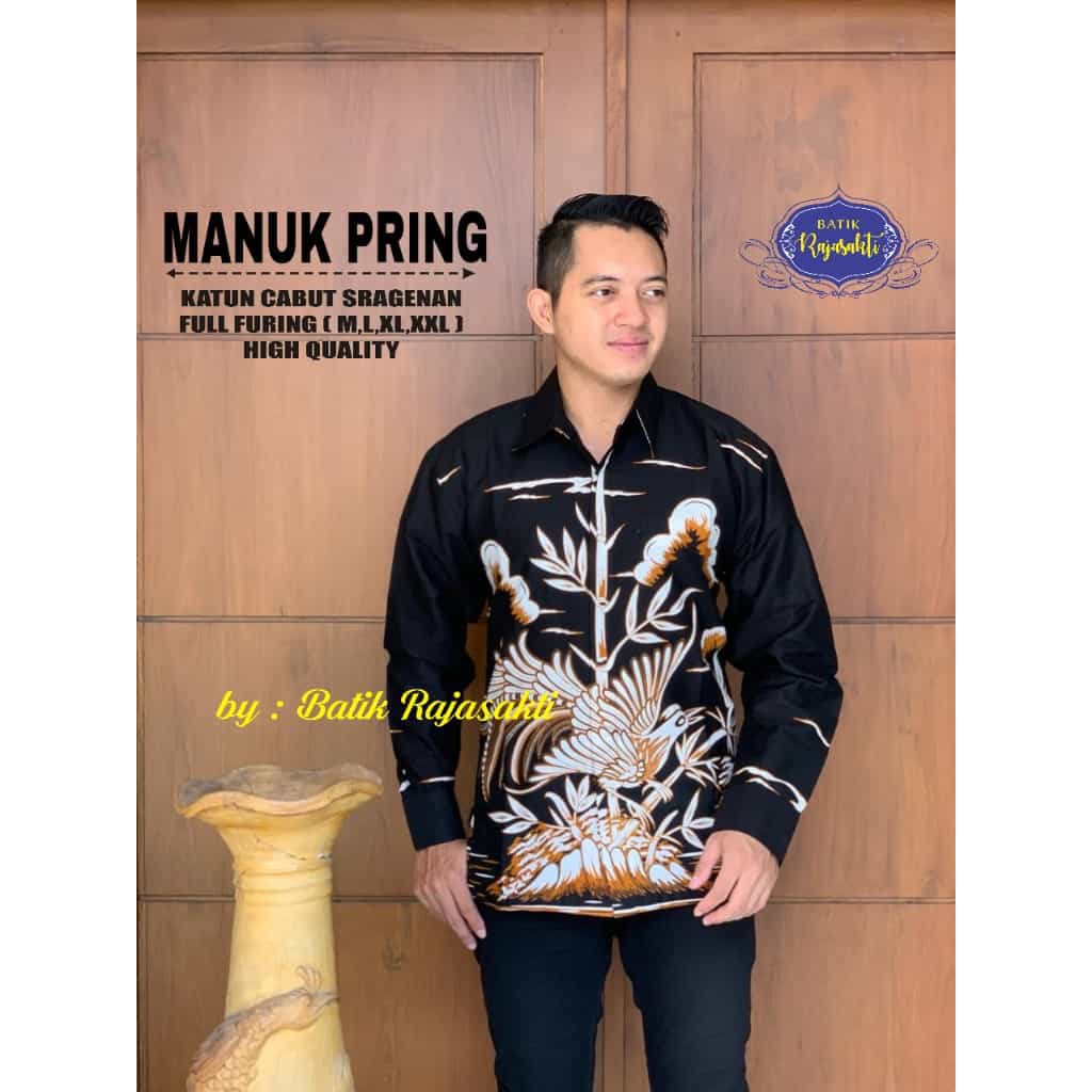 KEMEJA BATIK PRIA MANUK PRING