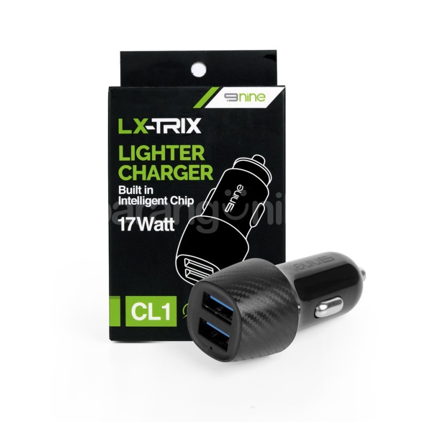 LIGHTER CHARGER NINE SAVER CAR USB 17watt Quick Charger / Charger Mobil