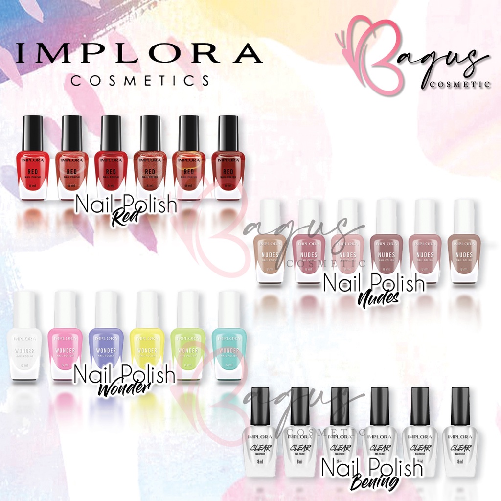 ⭐BAGUS⭐ [ECER] IMPLORA NAIL POLISH | Kutek / Cat Kuku