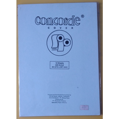 

CONCORDE COVER A4 220G 80231 BIRU MUDA 1 PAK (10 LEMBAR)