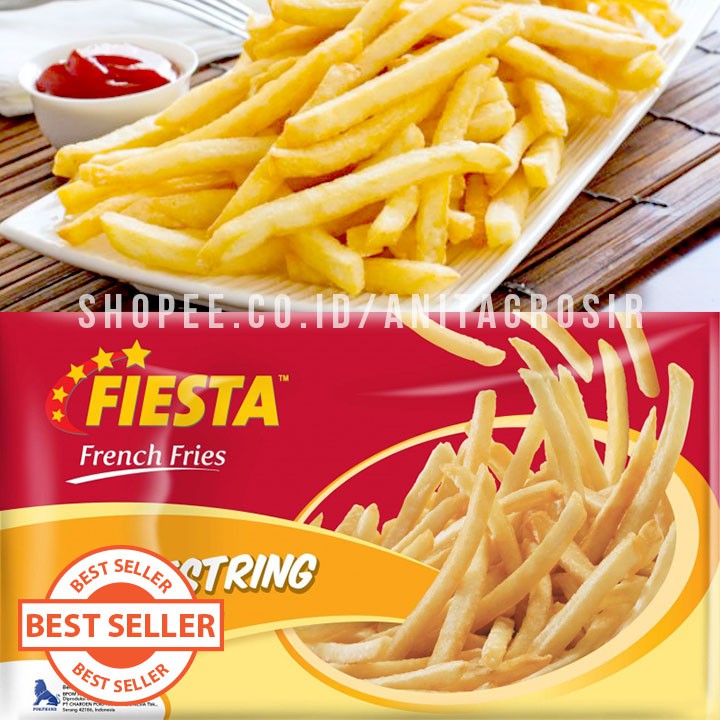

Kentang Goreng FIESTA Shoestring 500gr Cemilan Favorit Anak French Fries Halal