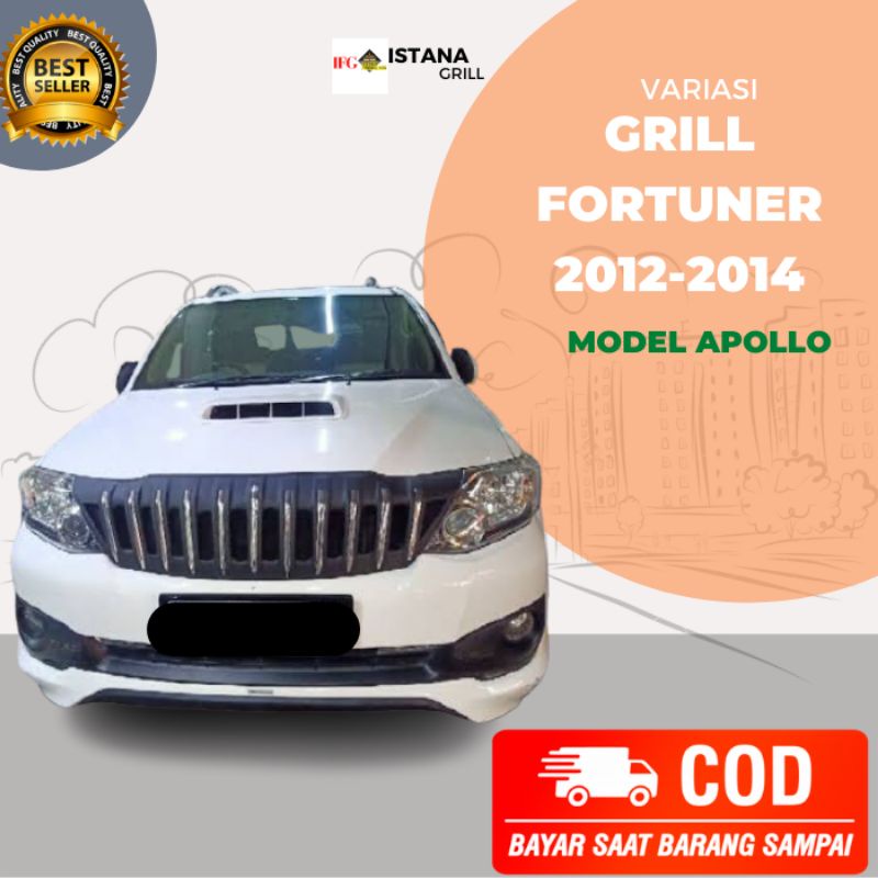 grill fortuner trd vnt turbo 2012-2014 model apollo prado