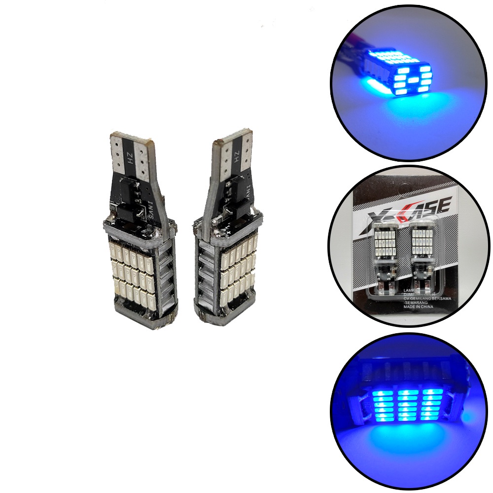 LAMPU SEN T10 NEW  45 LED CHIPS  MOTORCYCLE LIGHTS motor