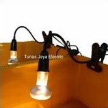 Lampu Belajar /  Lampu Baca model Jepit E-27 HITAM / PUTIH