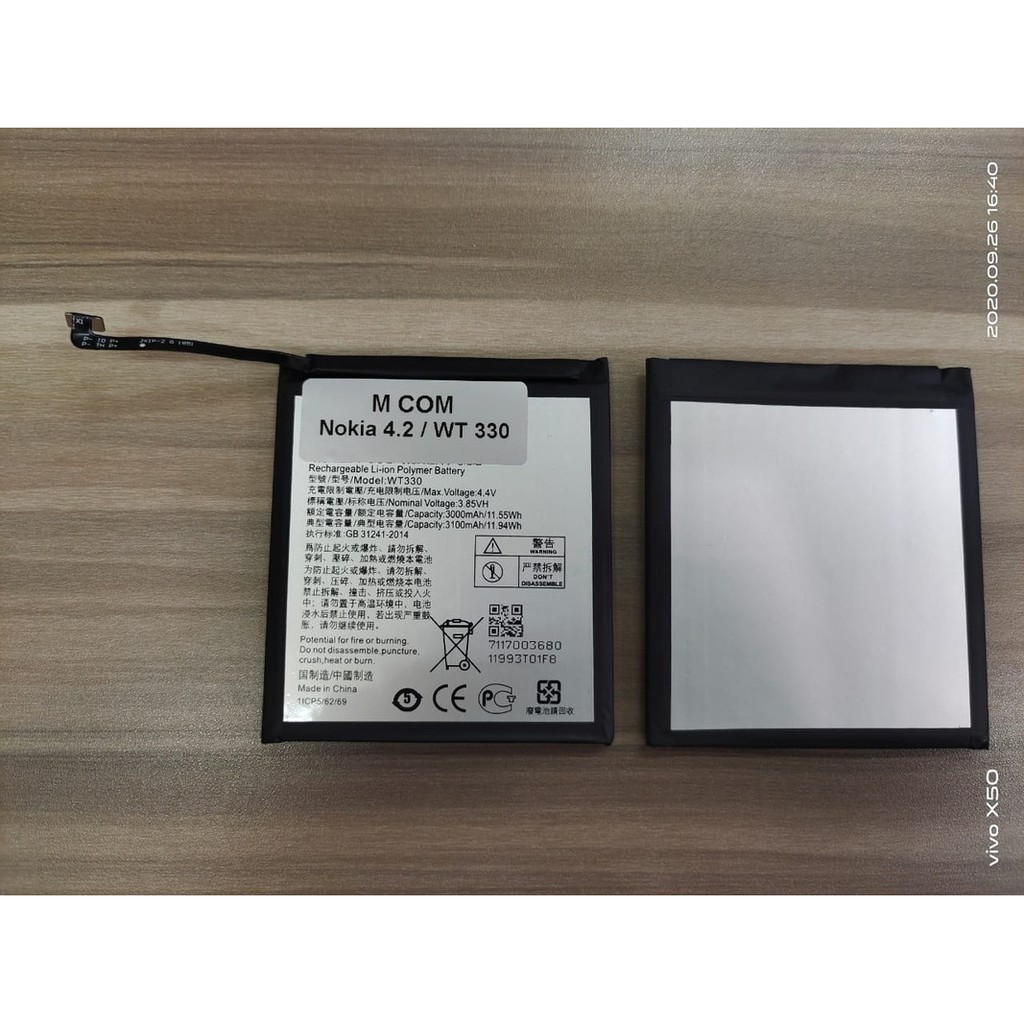 Battery Batre Baterai Mcom Nokia 4.2 WT330