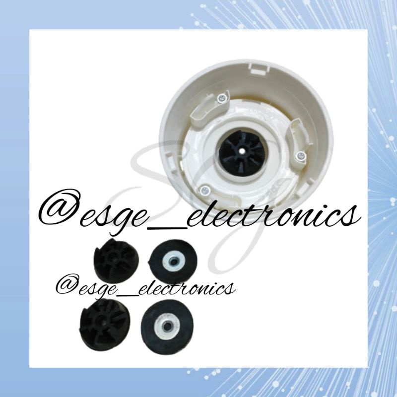 GIGI KARET BLENDER PANASONIC LAMA BARU GEAR BESAR WARNA PUTIH KOPEL BLENDER PANASONIC GIGI UPPER MOUNTING BLENDER PANASONIC GIGI KARET BLENDER PANASONIC DRAT BESAR GEAR KARET BLENDER PANASONIC 3.5CM MX GX14621061 1011 1561 1511 2012 2062 MX 101 SG J1G