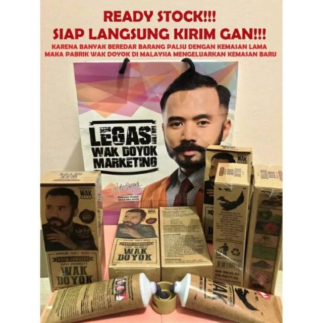 Penumbuh Jambang dan rambut WAK DOYOK original 100%