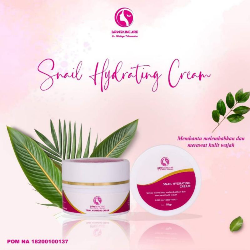 SNAIL CREAM DRW SKINCARE / SNAIL HYDRATING CREAM DRW SKINCARE DAN SNAIL CREAM ANTI AGING DRW SKINCAR