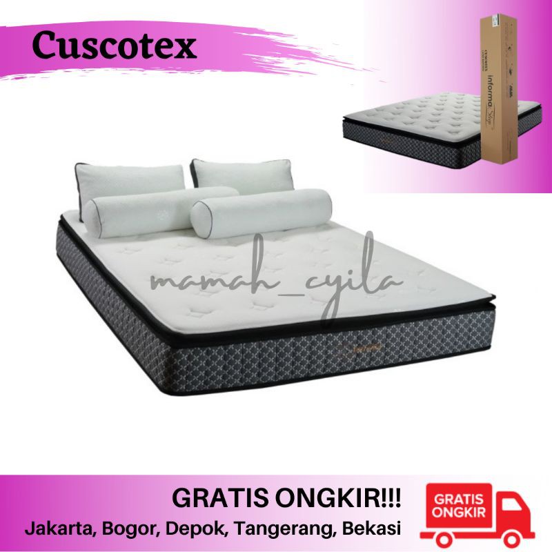 Kasur / Matras Informa Cuscotex Gratis Bantal & Guling Ukuran. 100/120/160/180/200 x 200 Cm