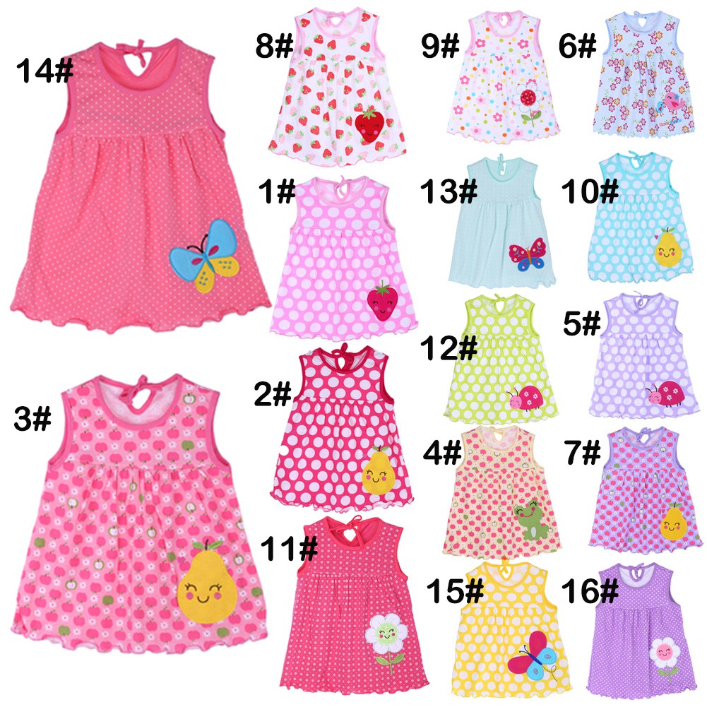 Gaun Dengan Lucu Dan Gambar Kartun Gamis Baby Dress